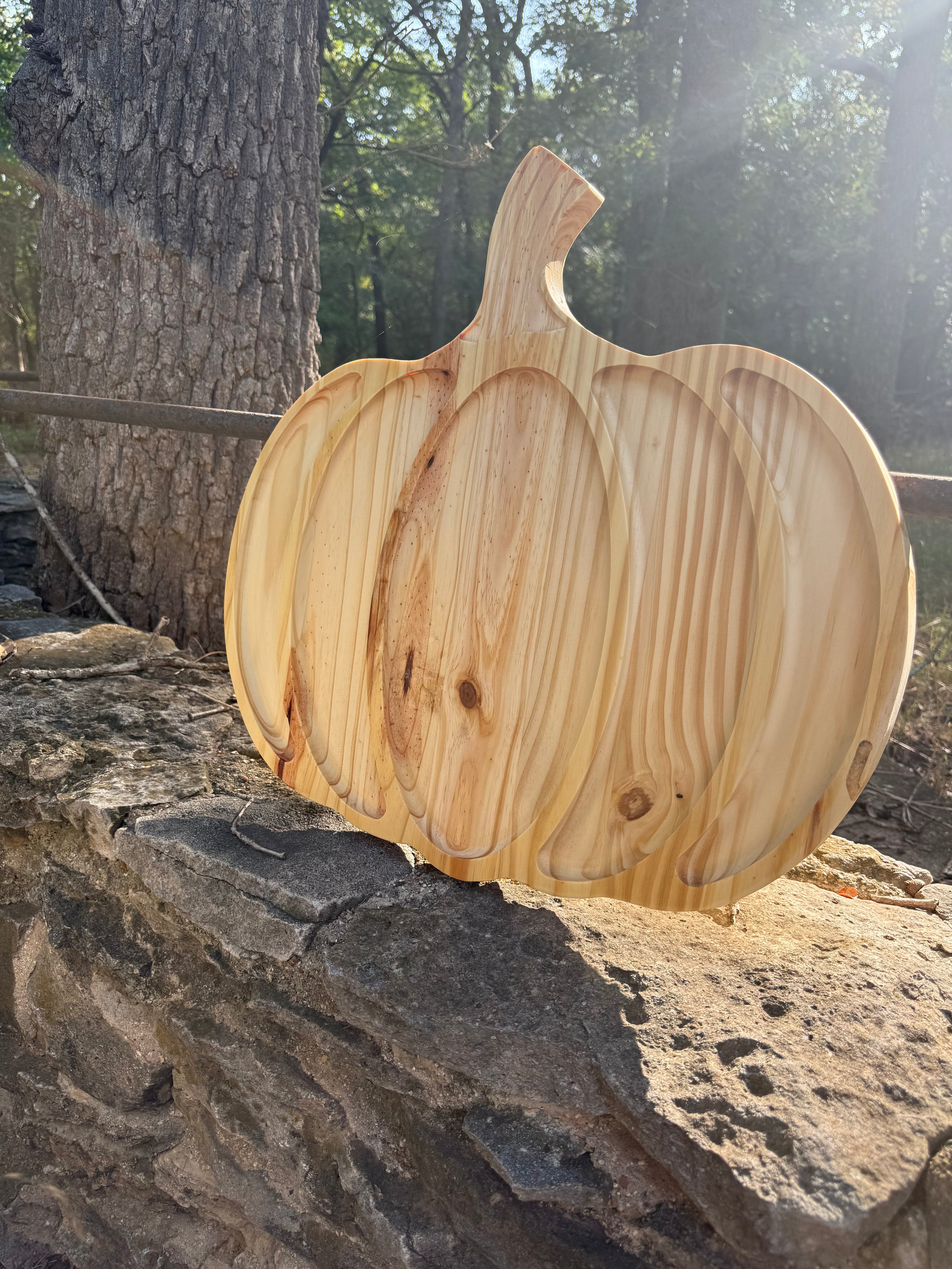 Large Pumpkin Charcuterie Board/Tray