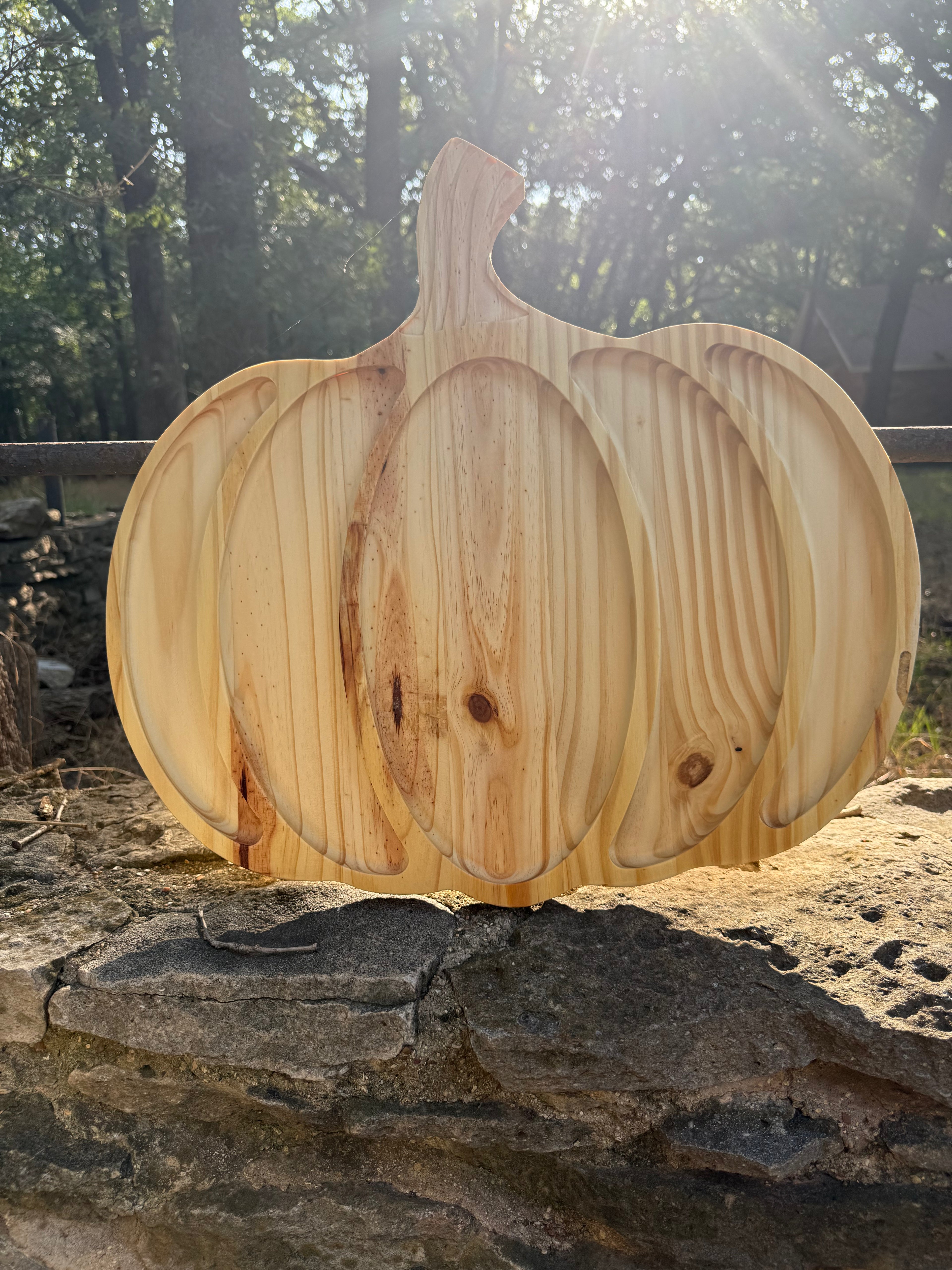 Large Pumpkin Charcuterie Board/Tray